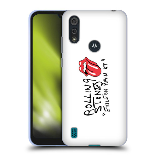 The Rolling Stones Albums Exile On Main St. Soft Gel Case for Motorola Moto E6s (2020)