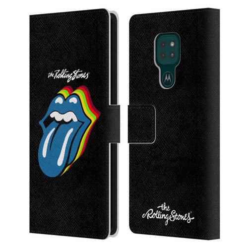 The Rolling Stones Licks Collection Pop Art 2 Leather Book Wallet Case Cover For Motorola Moto G9 Play