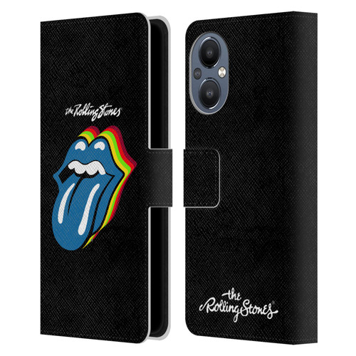 The Rolling Stones Licks Collection Pop Art 2 Leather Book Wallet Case Cover For OnePlus Nord N20 5G