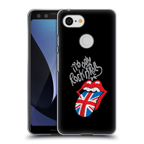 The Rolling Stones Albums Only Rock And Roll Distressed Soft Gel Case for Google Pixel 3