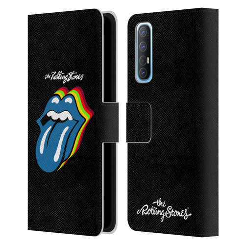 The Rolling Stones Licks Collection Pop Art 2 Leather Book Wallet Case Cover For OPPO Find X2 Neo 5G