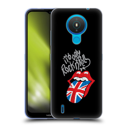 The Rolling Stones Albums Only Rock And Roll Distressed Soft Gel Case for Nokia 1.4