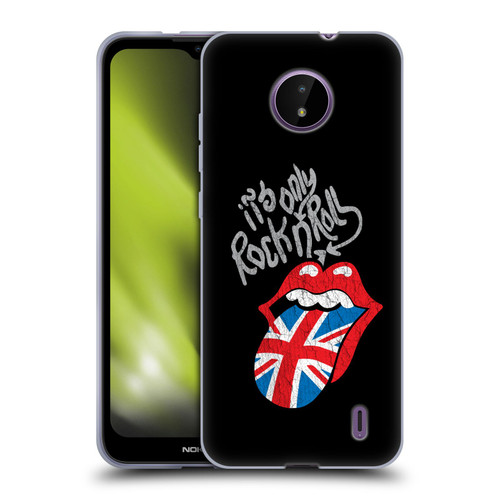 The Rolling Stones Albums Only Rock And Roll Distressed Soft Gel Case for Nokia C10 / C20