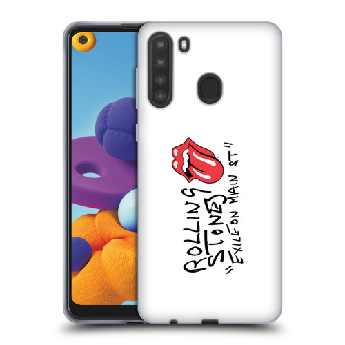 The Rolling Stones Albums Exile On Main St. Soft Gel Case for Samsung Galaxy A21 (2020)
