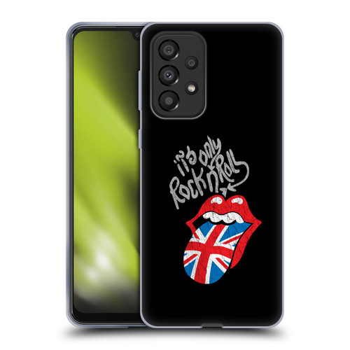 The Rolling Stones Albums Only Rock And Roll Distressed Soft Gel Case for Samsung Galaxy A33 5G (2022)
