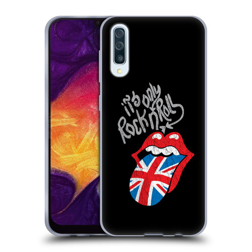 The Rolling Stones Albums Only Rock And Roll Distressed Soft Gel Case for Samsung Galaxy A50/A30s (2019)