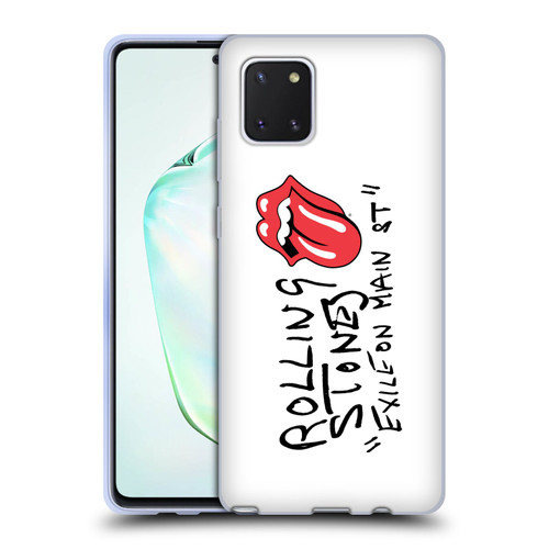The Rolling Stones Albums Exile On Main St. Soft Gel Case for Samsung Galaxy Note10 Lite