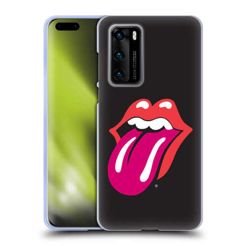 The Rolling Stones Graphics Pink Tongue Soft Gel Case for Huawei P40 5G