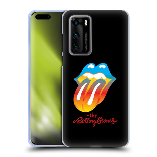 The Rolling Stones Graphics Rainbow Tongue Soft Gel Case for Huawei P40 5G