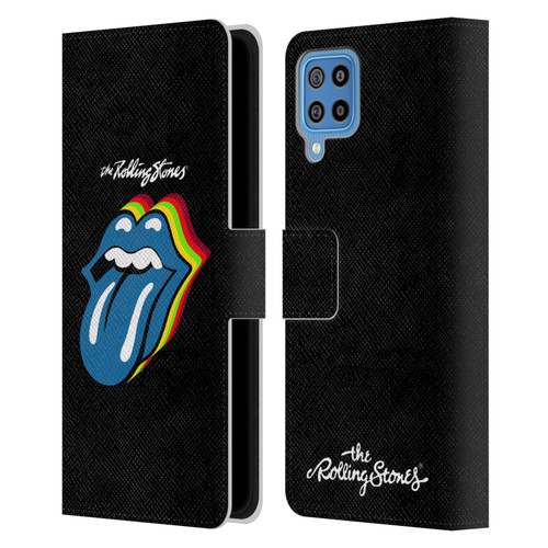 The Rolling Stones Licks Collection Pop Art 2 Leather Book Wallet Case Cover For Samsung Galaxy F22 (2021)