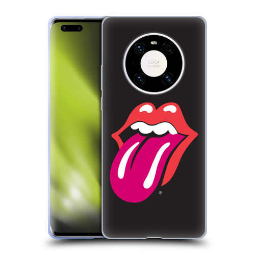 The Rolling Stones Graphics Pink Tongue Soft Gel Case for Huawei Mate 40 Pro 5G