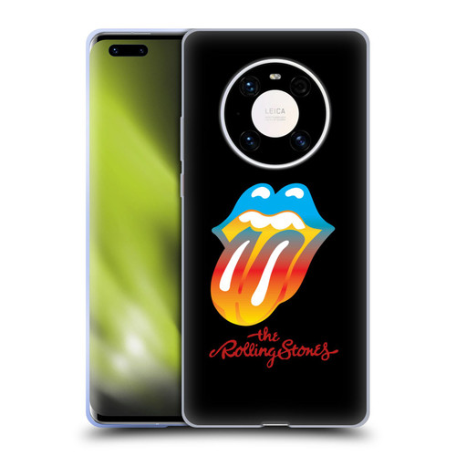 The Rolling Stones Graphics Rainbow Tongue Soft Gel Case for Huawei Mate 40 Pro 5G