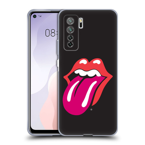 The Rolling Stones Graphics Pink Tongue Soft Gel Case for Huawei Nova 7 SE/P40 Lite 5G