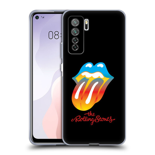 The Rolling Stones Graphics Rainbow Tongue Soft Gel Case for Huawei Nova 7 SE/P40 Lite 5G