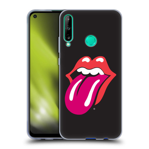 The Rolling Stones Graphics Pink Tongue Soft Gel Case for Huawei P40 lite E