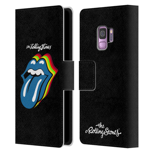 The Rolling Stones Licks Collection Pop Art 2 Leather Book Wallet Case Cover For Samsung Galaxy S9