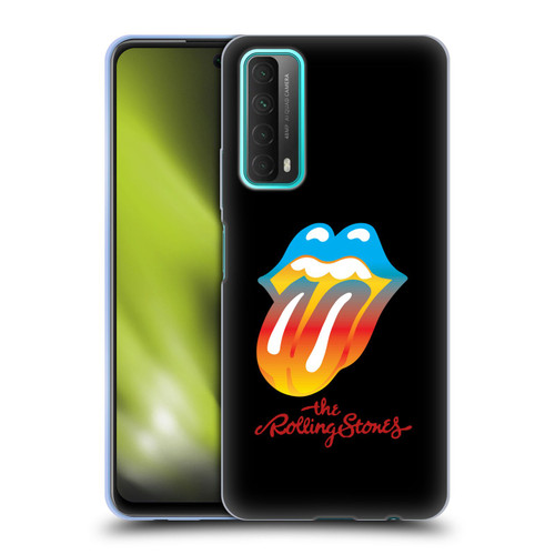 The Rolling Stones Graphics Rainbow Tongue Soft Gel Case for Huawei P Smart (2021)