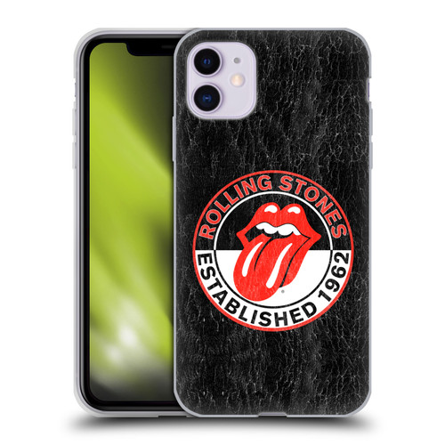 The Rolling Stones Graphics Established 1962 Soft Gel Case for Apple iPhone 11