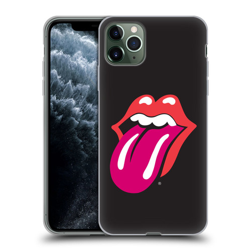 The Rolling Stones Graphics Pink Tongue Soft Gel Case for Apple iPhone 11 Pro Max