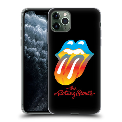 The Rolling Stones Graphics Rainbow Tongue Soft Gel Case for Apple iPhone 11 Pro Max