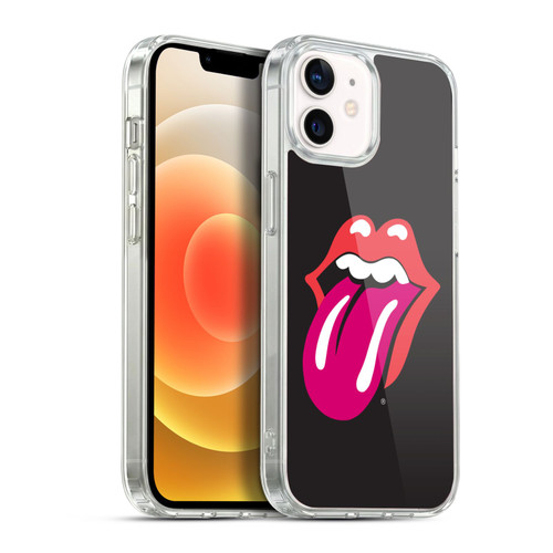 The Rolling Stones Graphics Pink Tongue Soft Gel Case for Apple iPhone 12 / iPhone 12 Pro & MagSafe