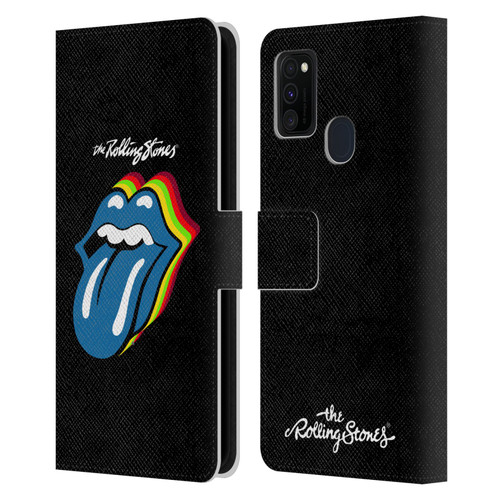 The Rolling Stones Licks Collection Pop Art 2 Leather Book Wallet Case Cover For Samsung Galaxy M30s (2019)/M21 (2020)