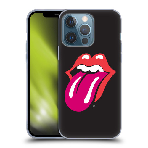 The Rolling Stones Graphics Pink Tongue Soft Gel Case for Apple iPhone 13 Pro