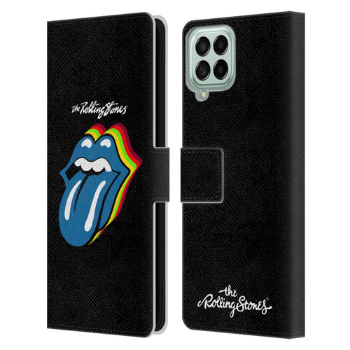 The Rolling Stones Licks Collection Pop Art 2 Leather Book Wallet Case Cover For Samsung Galaxy M33 (2022)