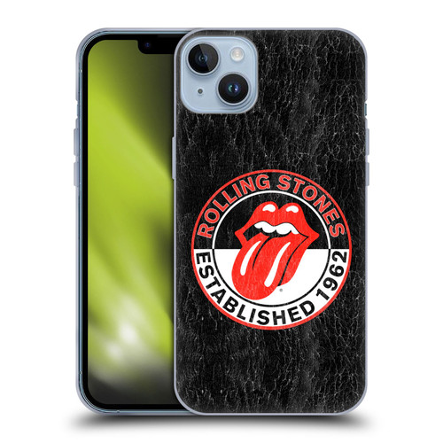 The Rolling Stones Graphics Established 1962 Soft Gel Case for Apple iPhone 14 Plus