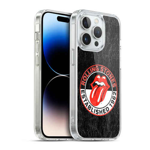 The Rolling Stones Graphics Established 1962 Soft Gel Case for Apple iPhone 14 Pro