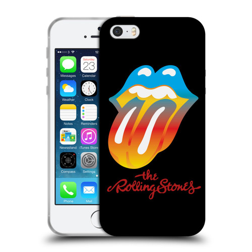 The Rolling Stones Graphics Rainbow Tongue Soft Gel Case for Apple iPhone 5 / 5s / iPhone SE 2016