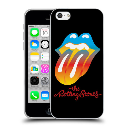 The Rolling Stones Graphics Rainbow Tongue Soft Gel Case for Apple iPhone 5c