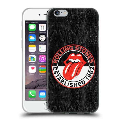 The Rolling Stones Graphics Established 1962 Soft Gel Case for Apple iPhone 6 / iPhone 6s