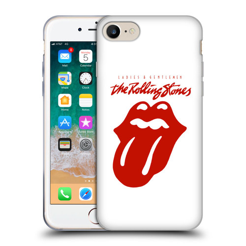 The Rolling Stones Graphics Ladies and Gentlemen Movie Soft Gel Case for Apple iPhone 7 / 8 / SE 2020 & 2022