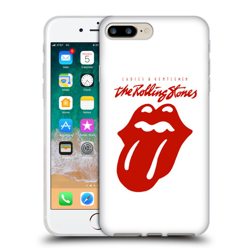 The Rolling Stones Graphics Ladies and Gentlemen Movie Soft Gel Case for Apple iPhone 7 Plus / iPhone 8 Plus
