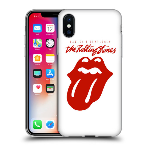 The Rolling Stones Graphics Ladies and Gentlemen Movie Soft Gel Case for Apple iPhone X / iPhone XS