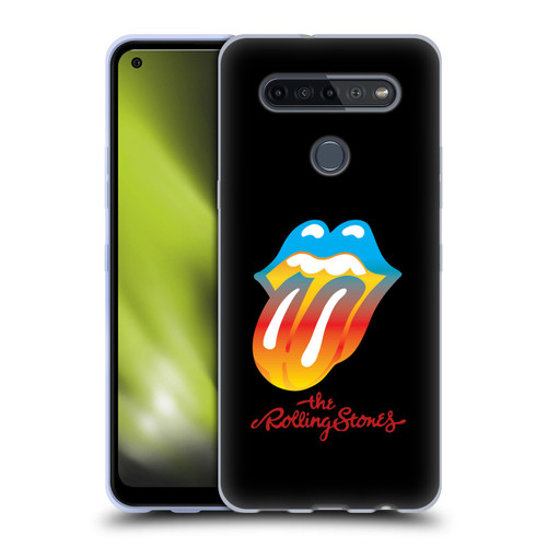 The Rolling Stones Graphics Rainbow Tongue Soft Gel Case for LG K51S