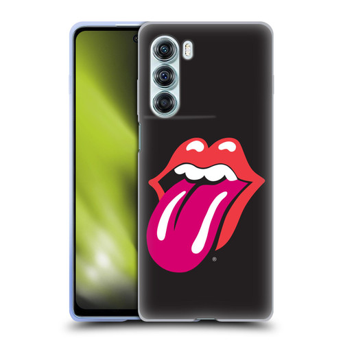 The Rolling Stones Graphics Pink Tongue Soft Gel Case for Motorola Edge S30 / Moto G200 5G