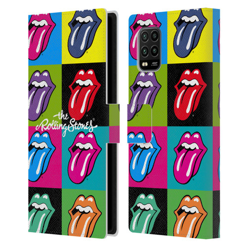 The Rolling Stones Licks Collection Pop Art 1 Leather Book Wallet Case Cover For Xiaomi Mi 10 Lite 5G