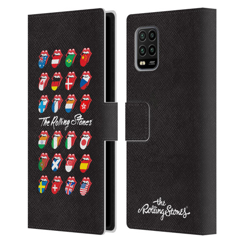 The Rolling Stones Licks Collection Flag Poster Leather Book Wallet Case Cover For Xiaomi Mi 10 Lite 5G