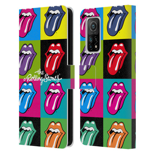 The Rolling Stones Licks Collection Pop Art 1 Leather Book Wallet Case Cover For Xiaomi Mi 10T 5G
