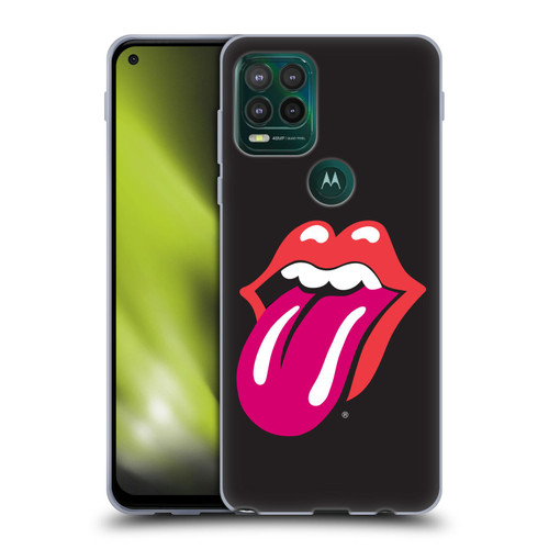 The Rolling Stones Graphics Pink Tongue Soft Gel Case for Motorola Moto G Stylus 5G 2021