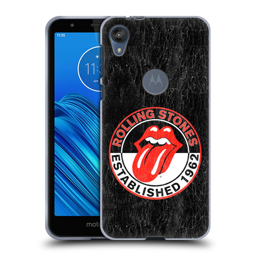 The Rolling Stones Graphics Established 1962 Soft Gel Case for Motorola Moto E6