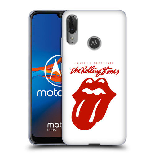 The Rolling Stones Graphics Ladies and Gentlemen Movie Soft Gel Case for Motorola Moto E6 Plus
