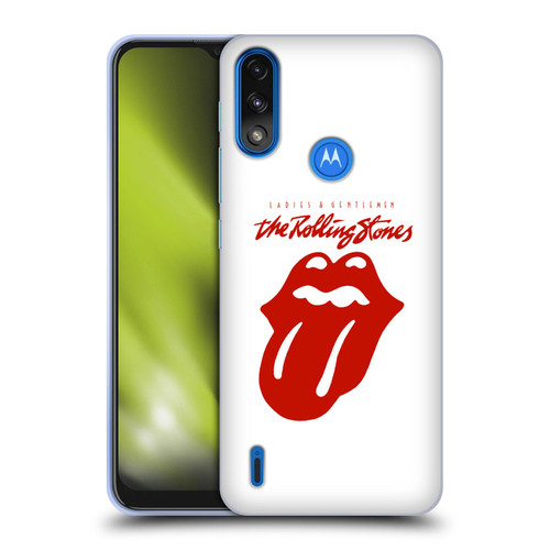 The Rolling Stones Graphics Ladies and Gentlemen Movie Soft Gel Case for Motorola Moto E7 Power / Moto E7i Power