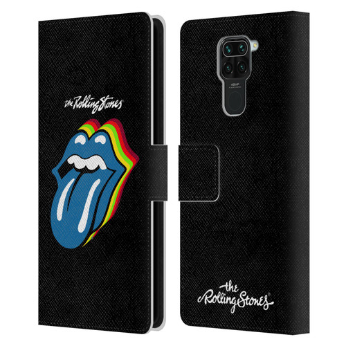 The Rolling Stones Licks Collection Pop Art 2 Leather Book Wallet Case Cover For Xiaomi Redmi Note 9 / Redmi 10X 4G