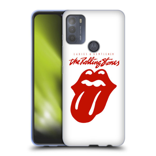 The Rolling Stones Graphics Ladies and Gentlemen Movie Soft Gel Case for Motorola Moto G50