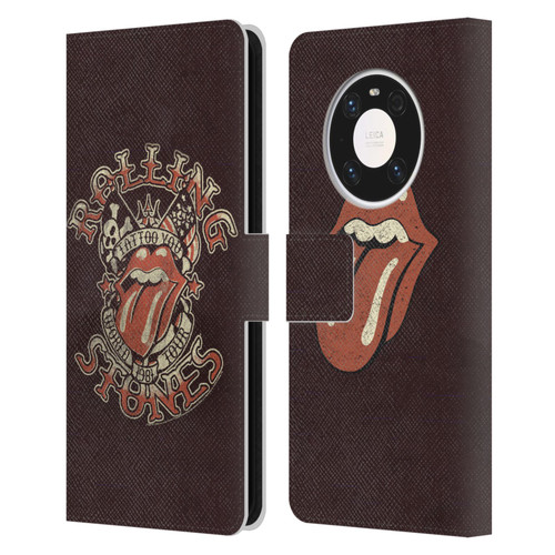 The Rolling Stones Tours Tattoo You 1981 Leather Book Wallet Case Cover For Huawei Mate 40 Pro 5G