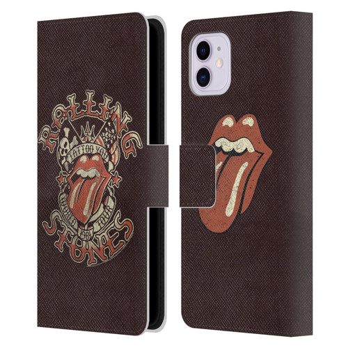 The Rolling Stones Tours Tattoo You 1981 Leather Book Wallet Case Cover For Apple iPhone 11