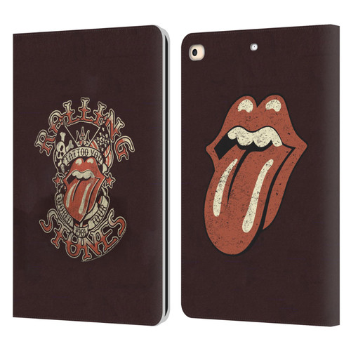 The Rolling Stones Tours Tattoo You 1981 Leather Book Wallet Case Cover For Apple iPad 9.7 2017 / iPad 9.7 2018